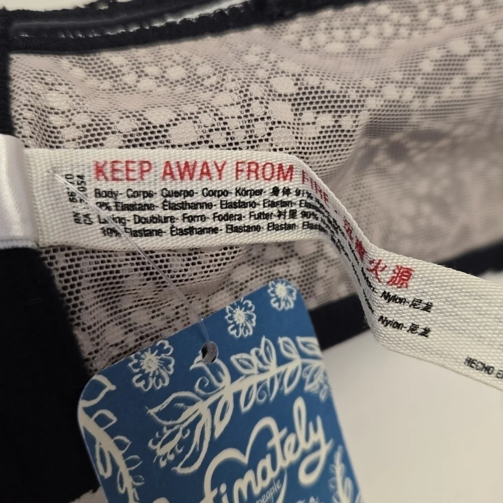 Free People Starla Underwire Multiway Bra Black 32C